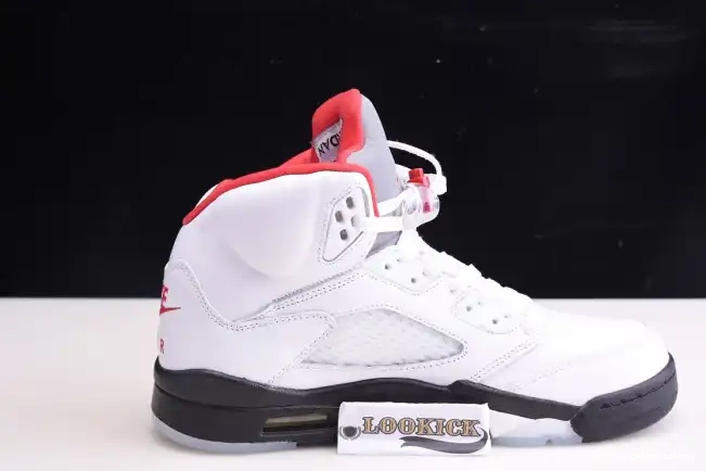 Tongue DA1911-102 Silver 5 (2020) Jordan Air Red Retro Fire 0615